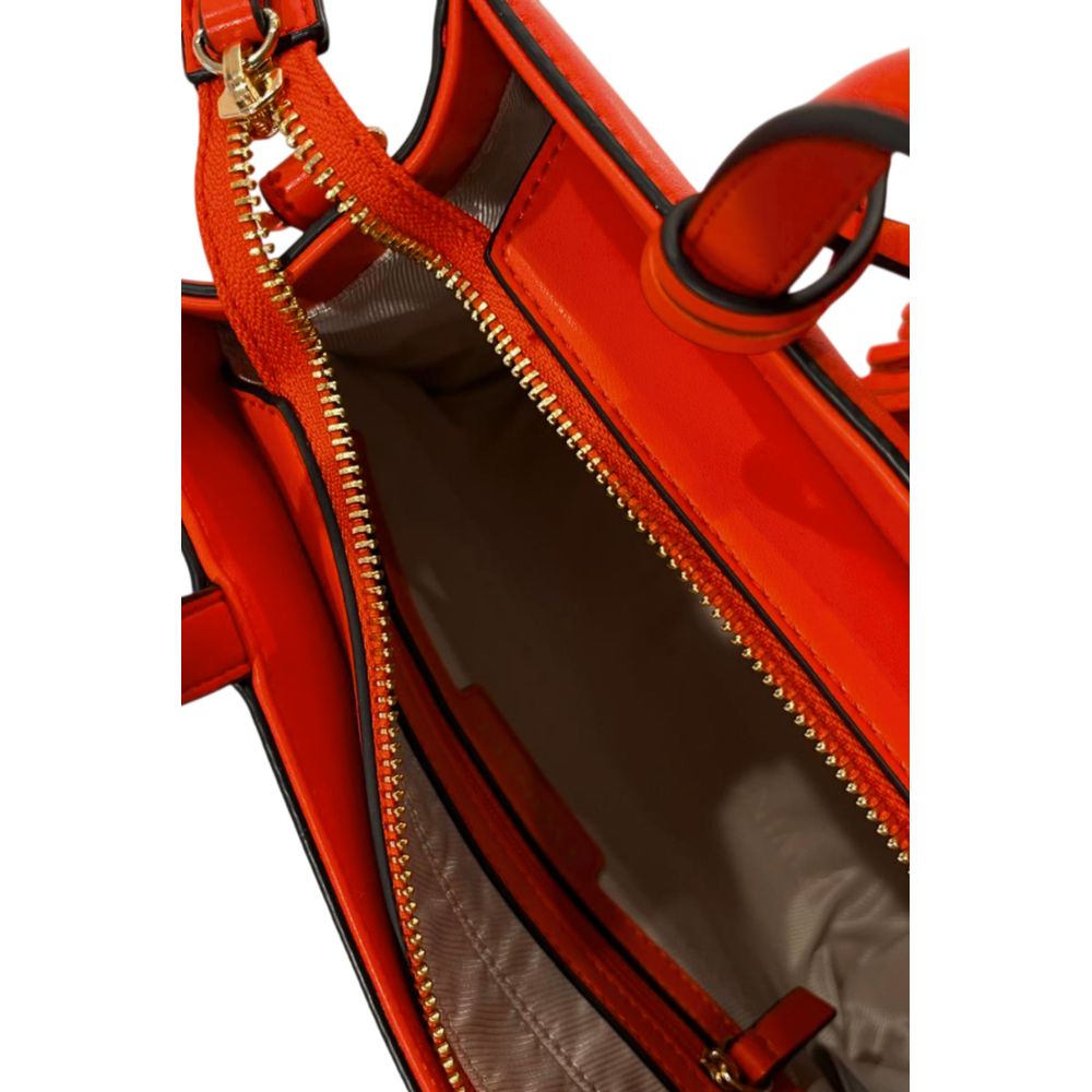 Twinset orange Damen-Handtasche aus Kunstleder
