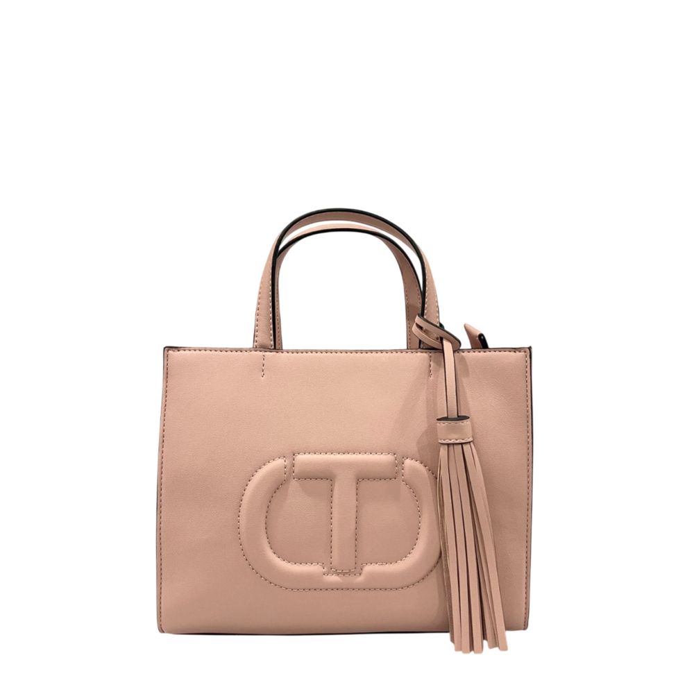 Twinset Rosa PU Damen Handtasche