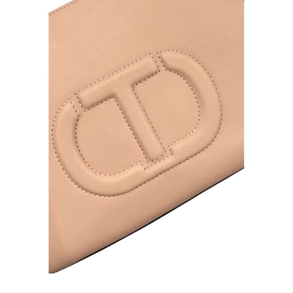 Twinset Rosa PU Damen Handtasche