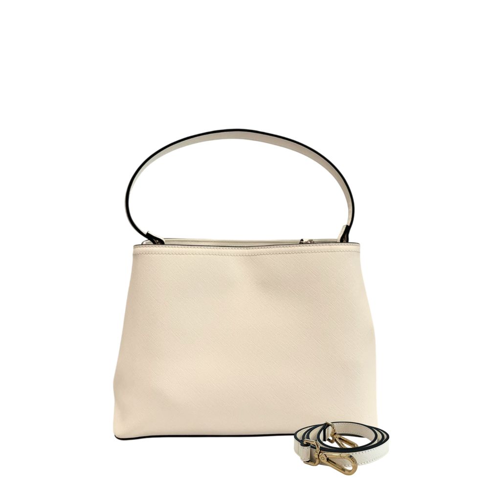 Twinset Weiße PU Damen Handtasche