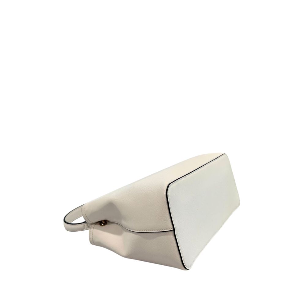 Twinset Weiße PU Damen Handtasche