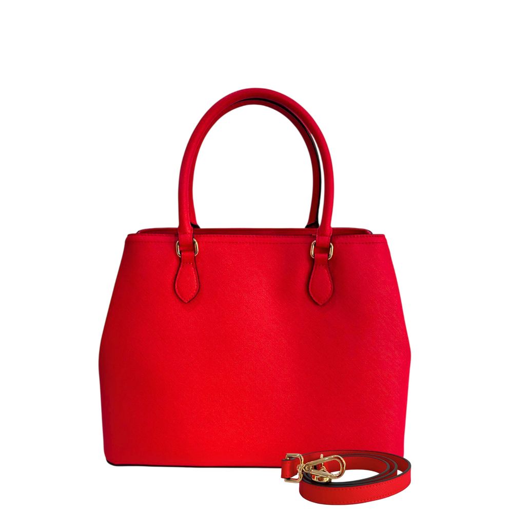 Twinset Weiße PU Damen Handtasche