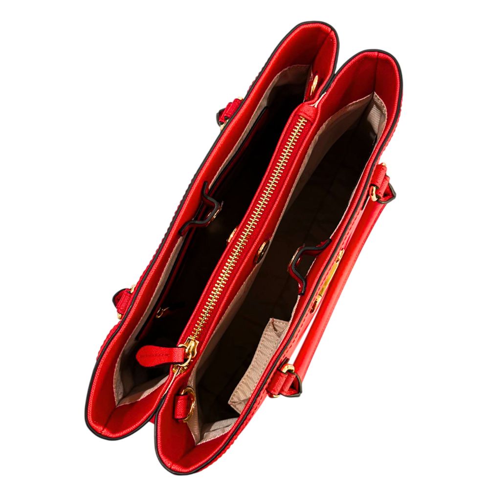 Twinset Weiße PU Damen Handtasche