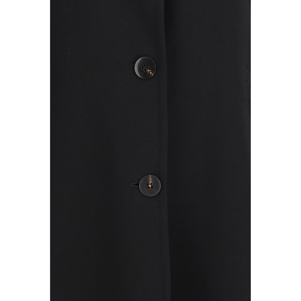 Max Mara Black Triacetate Coat