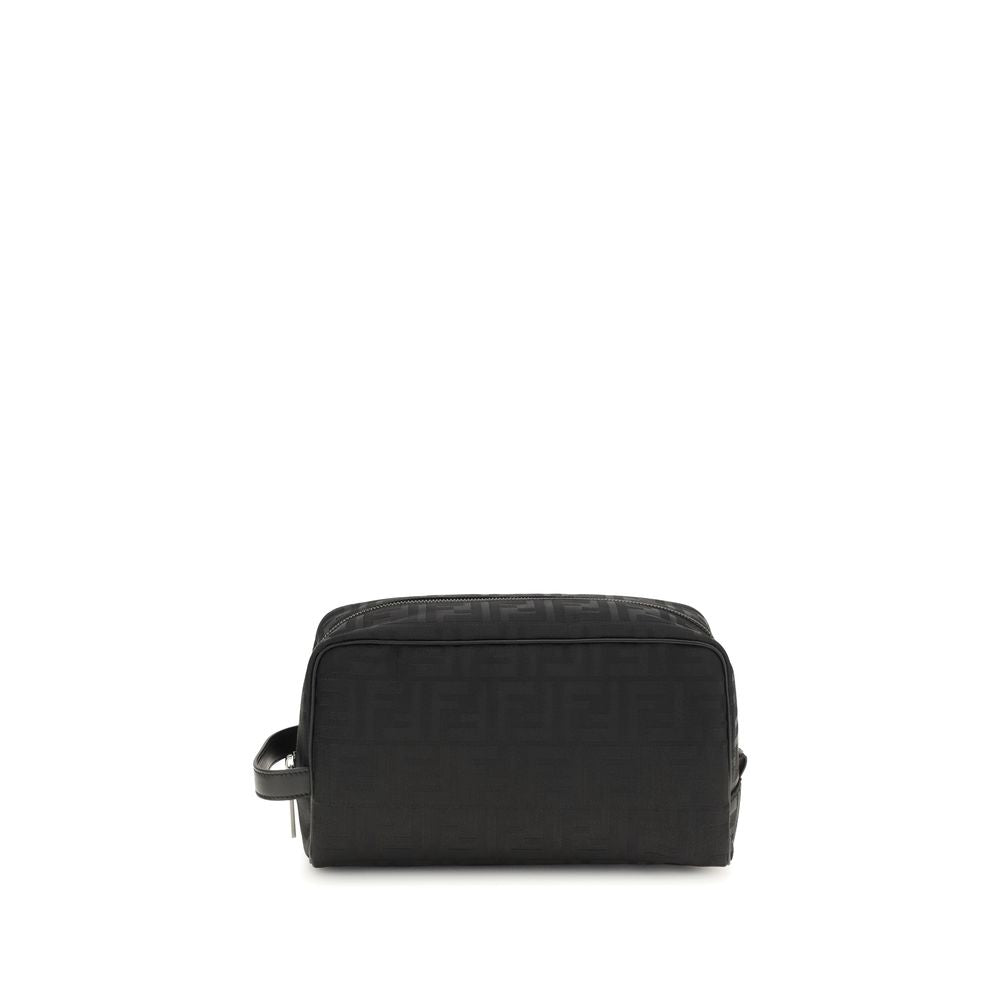 Fendi Black Polyester Luggage And Travel