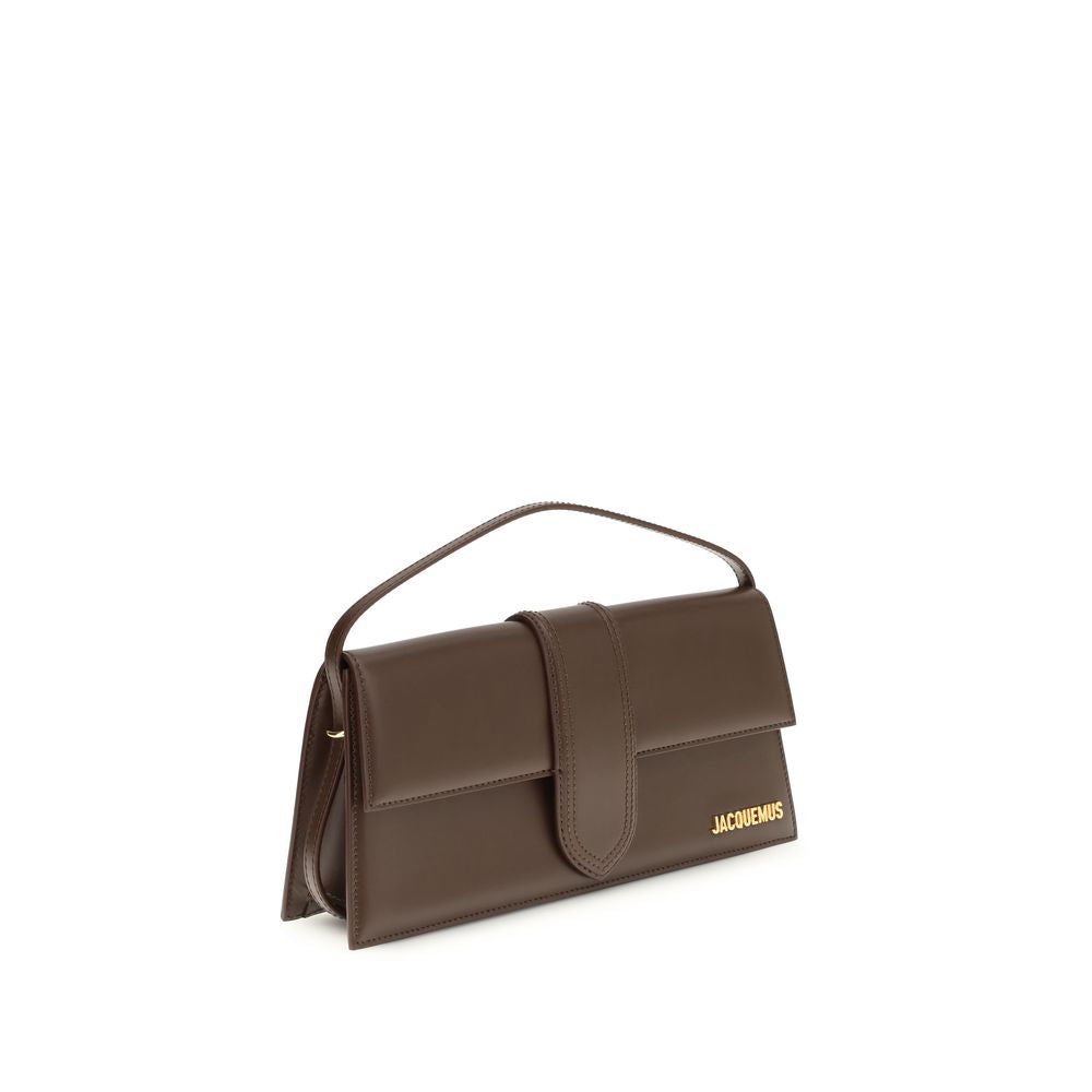 Jacquemus Brown Calf Leather Bos Taurus Handbag