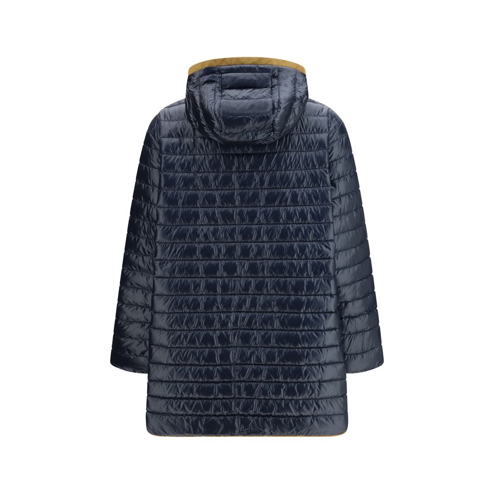 Herno Blue Polyamide Coat