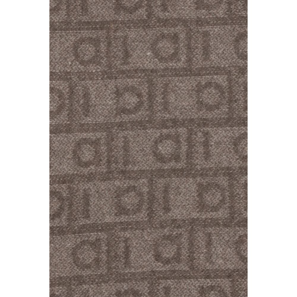 Ferragamo Brown Cashmere Scarf