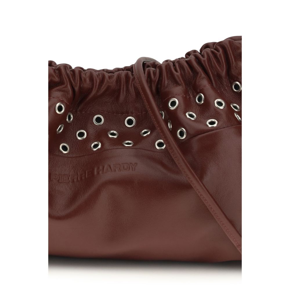 Pierre Hardy Bordeaux Kalbsleder Bos Taurus Clutch-Tasche