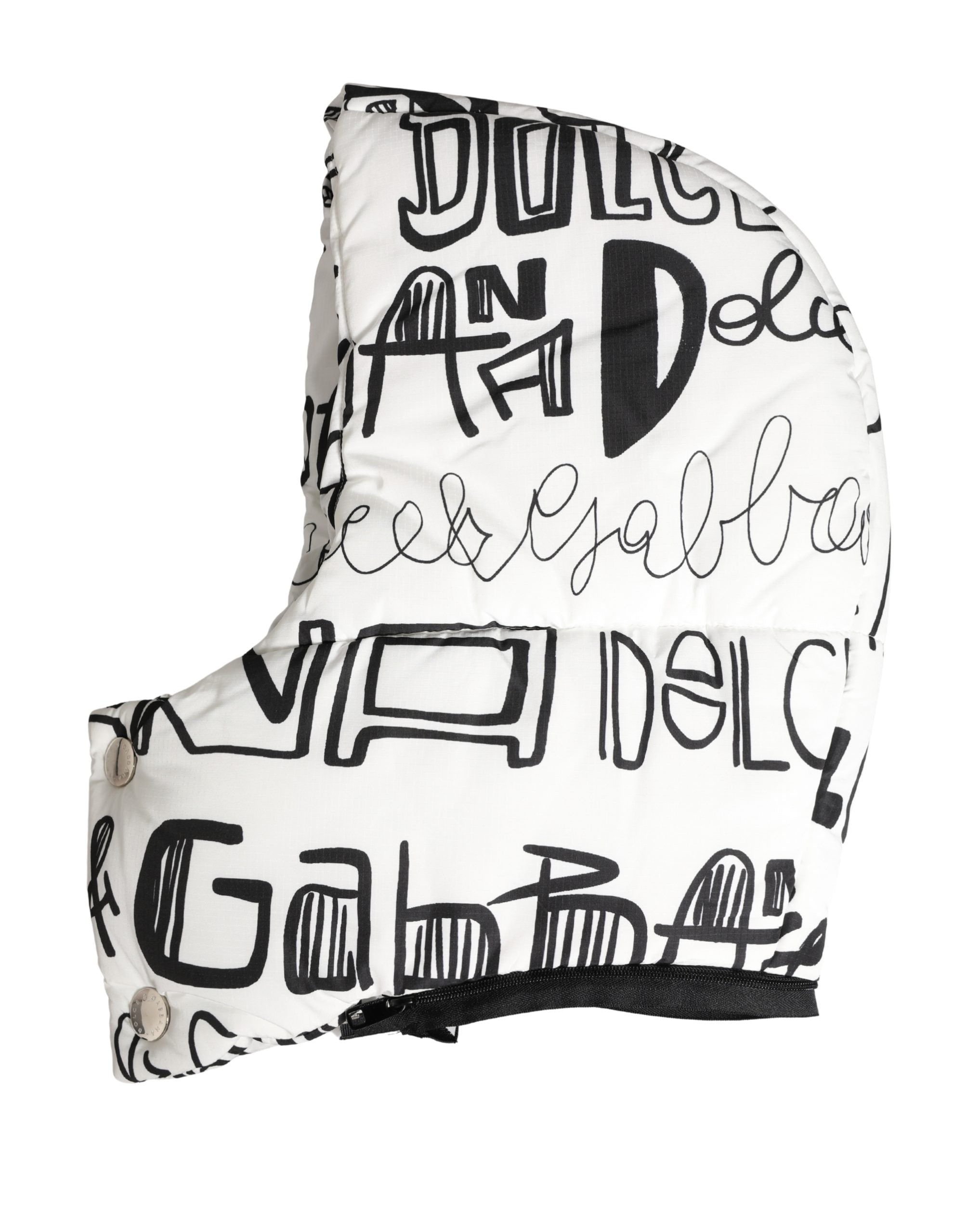 Dolce & Gabbana Chapeau Casquette Entirement Enveloppante Imprimé Logo Blanc