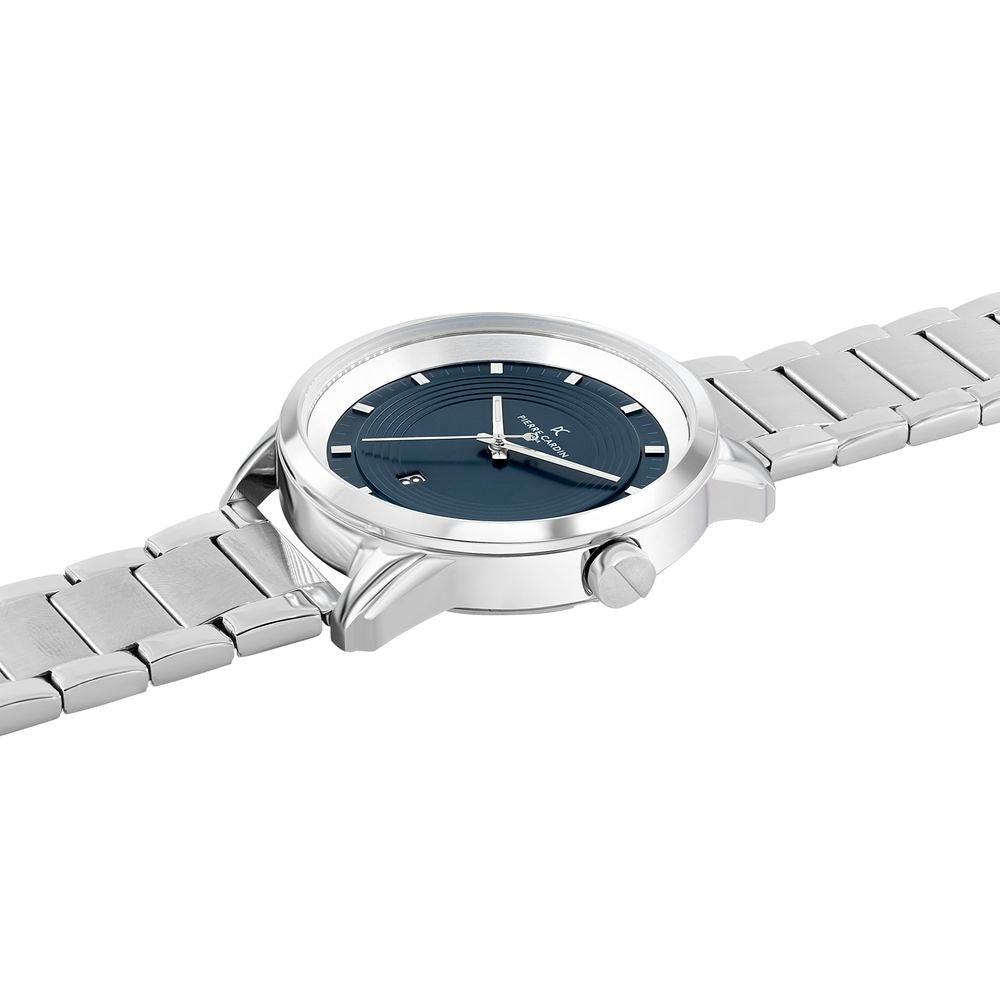 Montre habillée Pierre Cardin grise en acier inoxydable