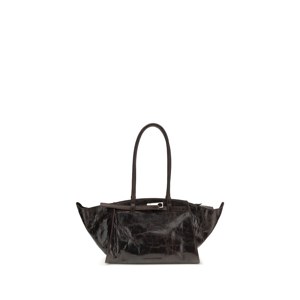 Benedetta Bruzziches Brown Calf Leather Bos Taurus Shoulder Bag