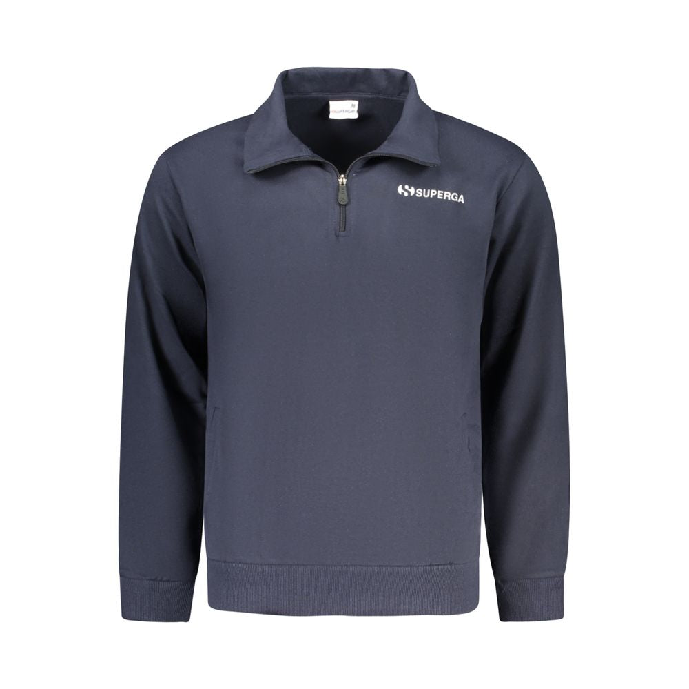 Superga Blue Nylon Men's Jacket