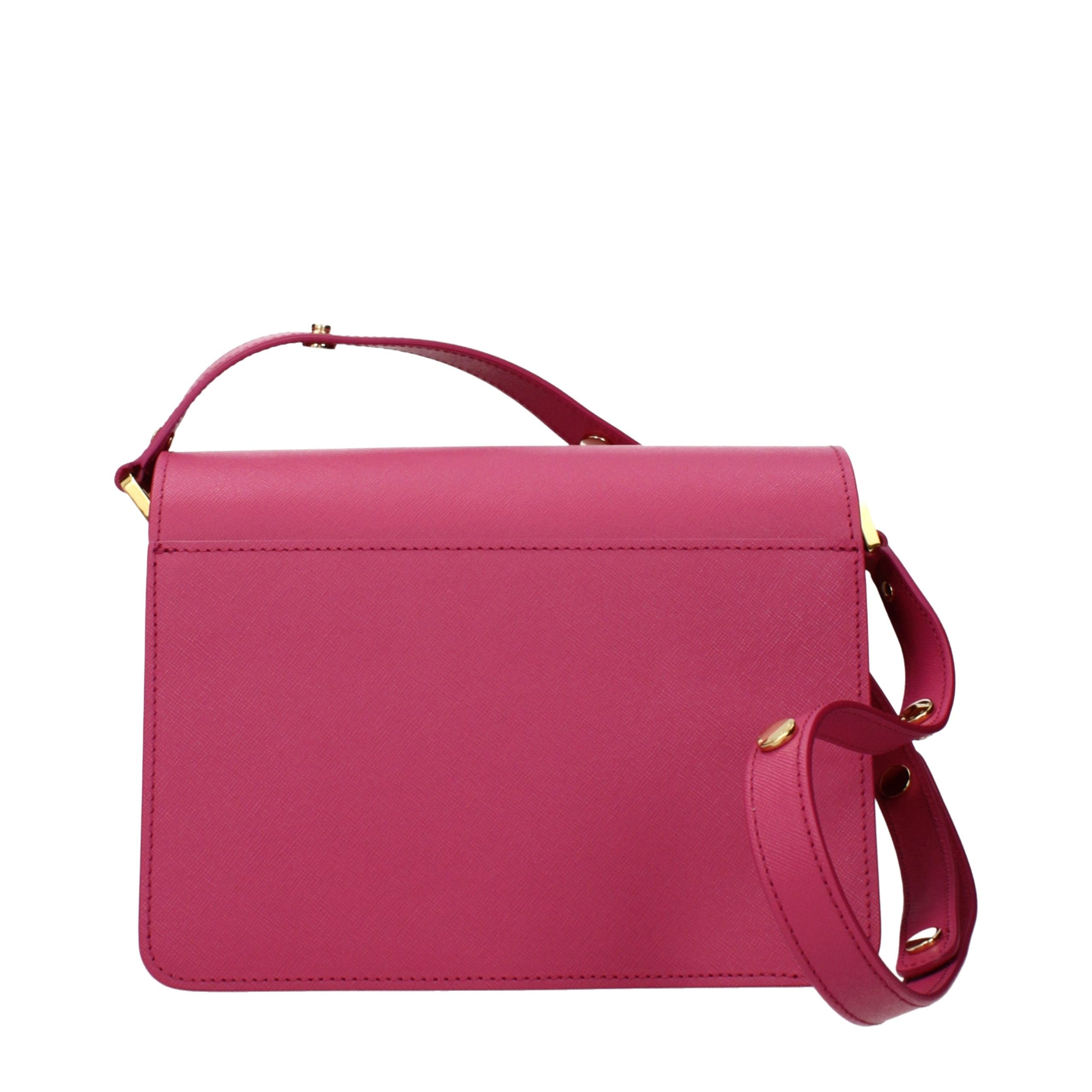 Sac à bandoulière Marni en cuir rose
