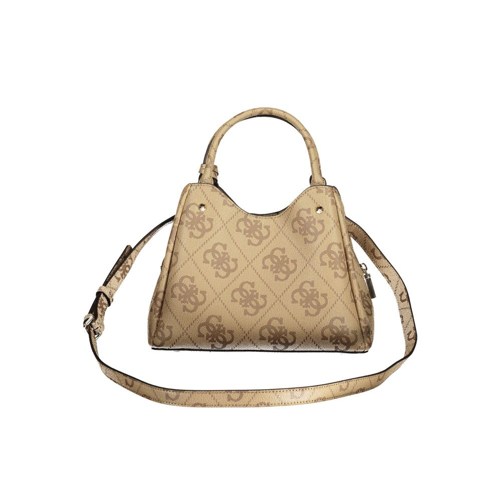 Guess Jeans Beige Poliuretano Women Handbag