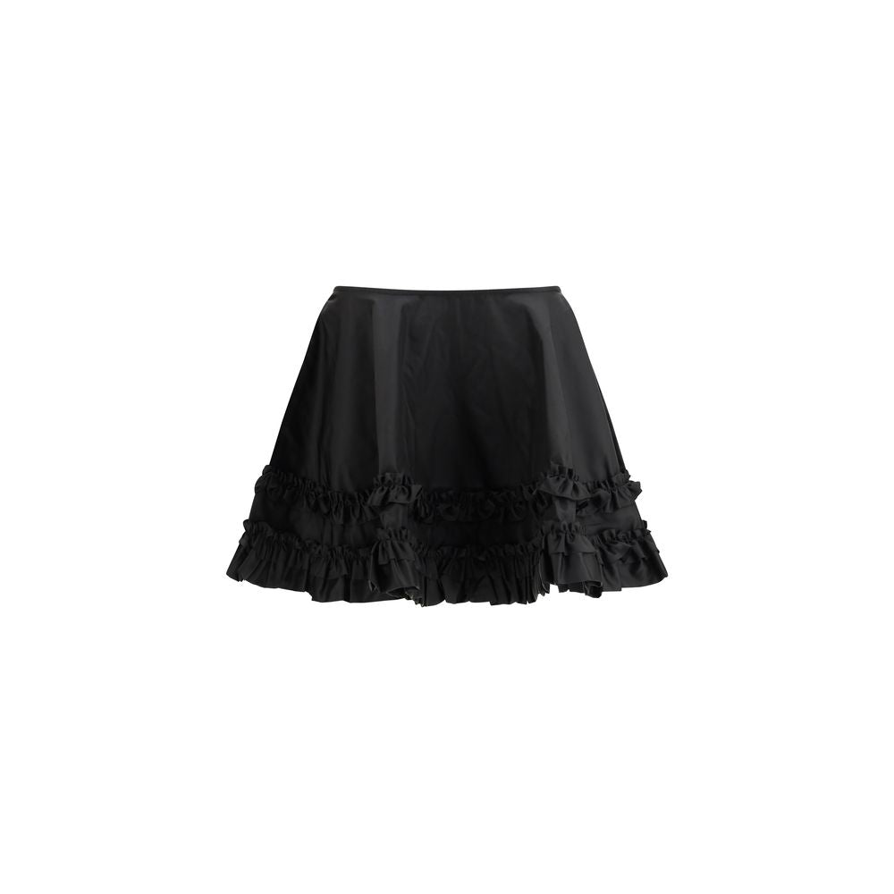 Ganni Black Mini Skirt