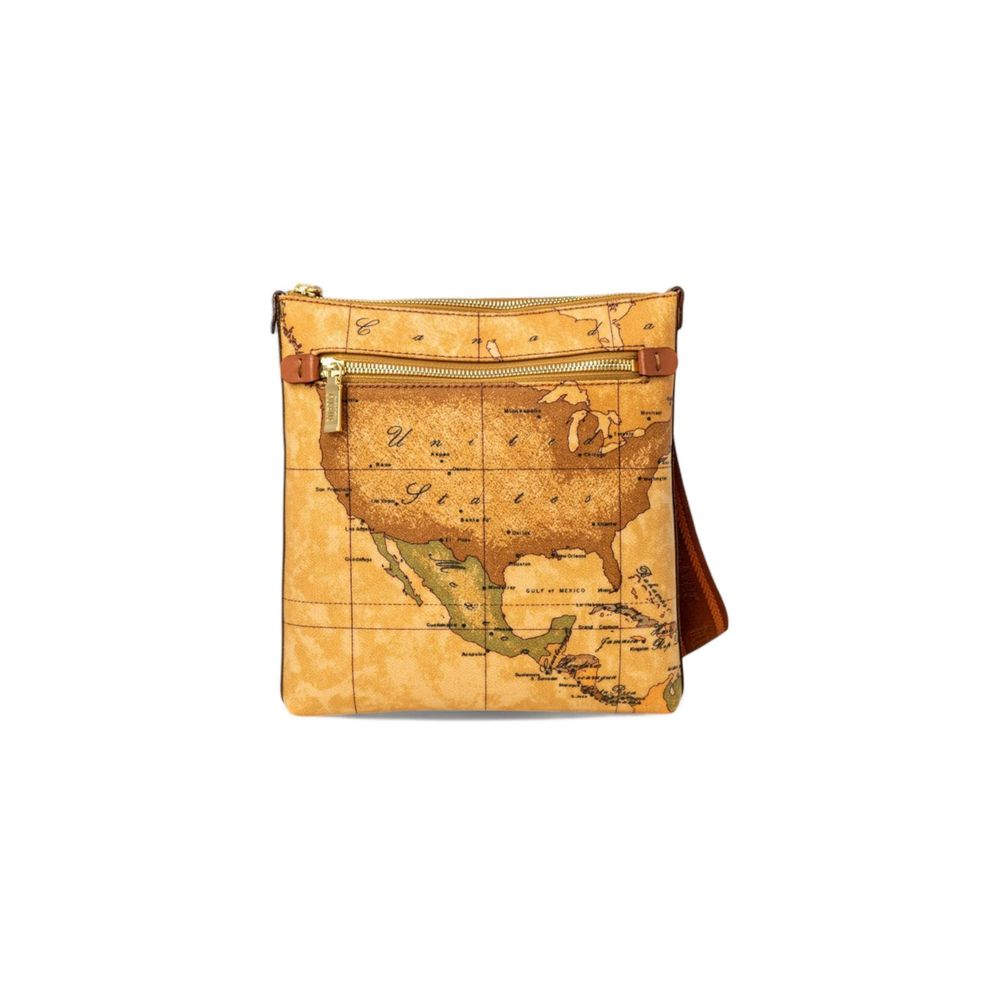 Alviero Martini Prima Classe Beige Leather Shoulder Bag