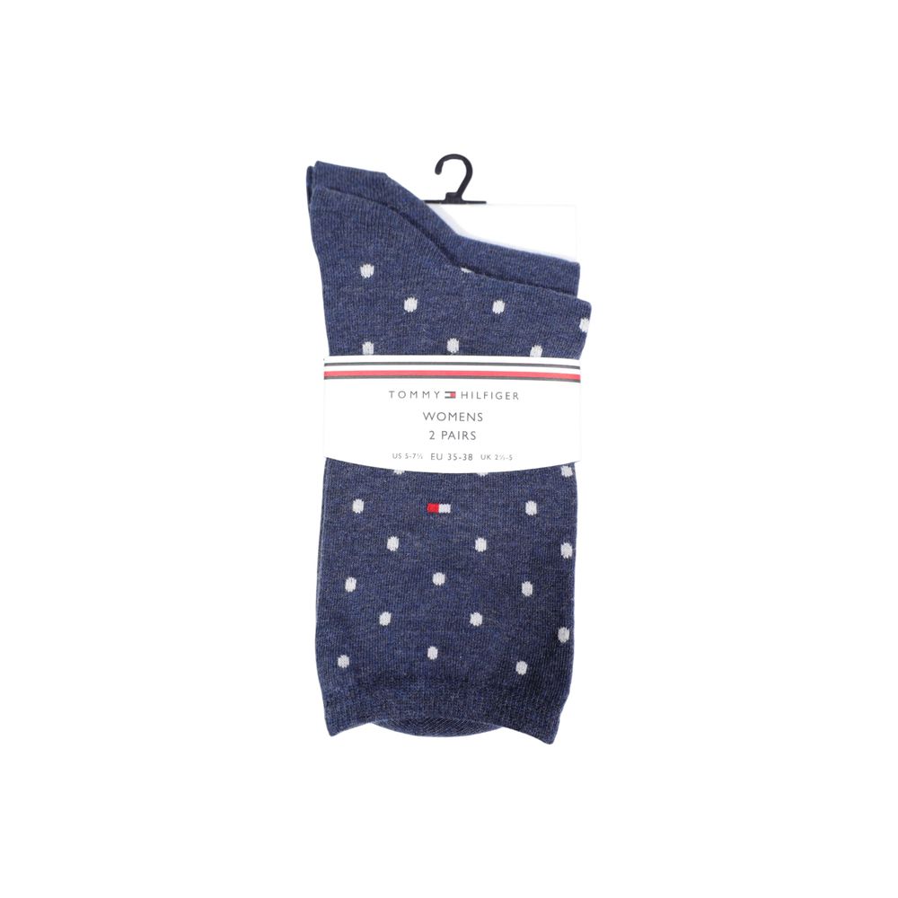 Tommy Hilfiger Blue Cotton Socks