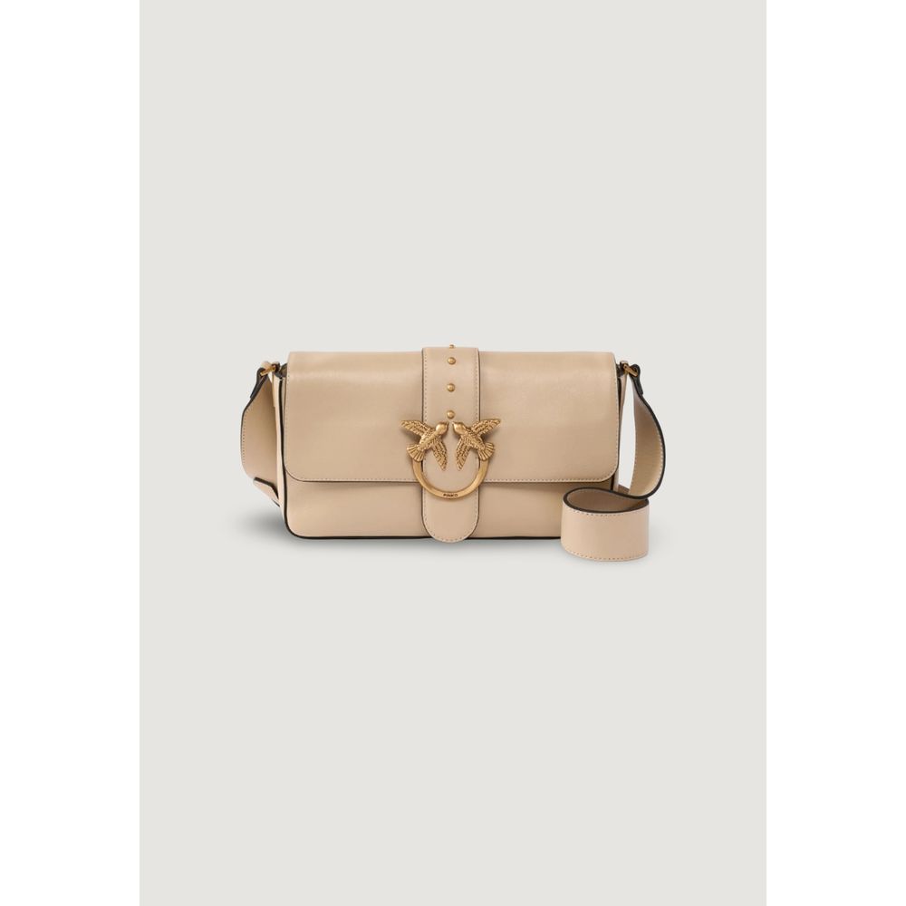 PINKO Beige Leather Handbag