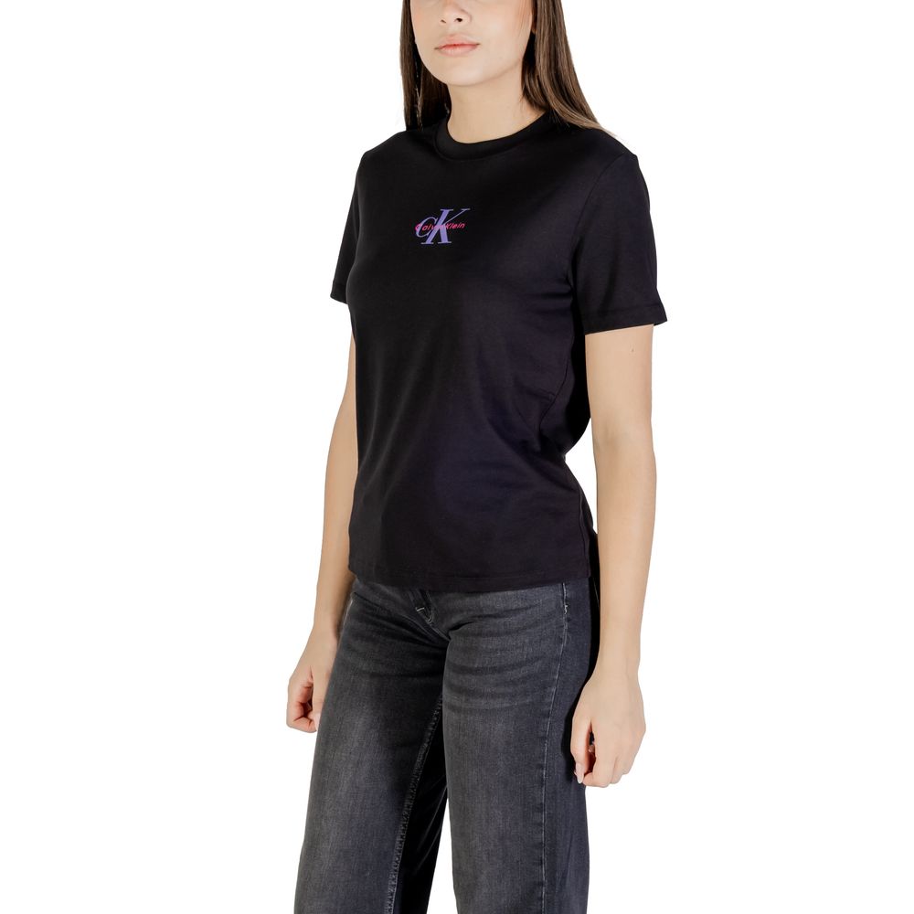 Calvin Klein Jeans Black Cotton T-Shirt