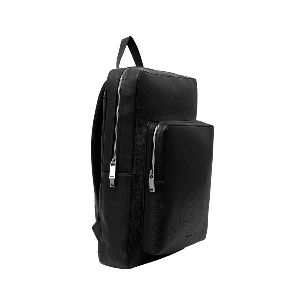 Calvin Klein Black Polyethylene Backpack