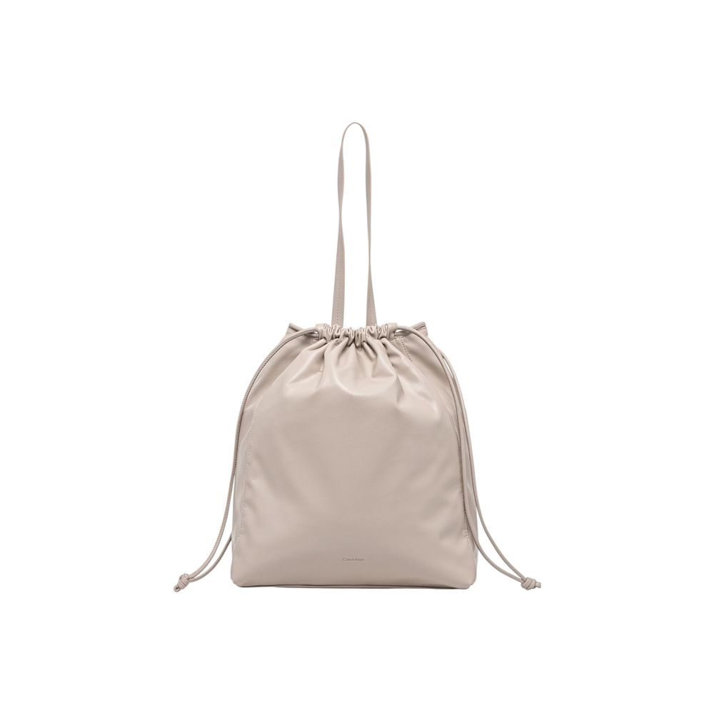 Calvin Klein Beige Handtasche aus Polyethylen