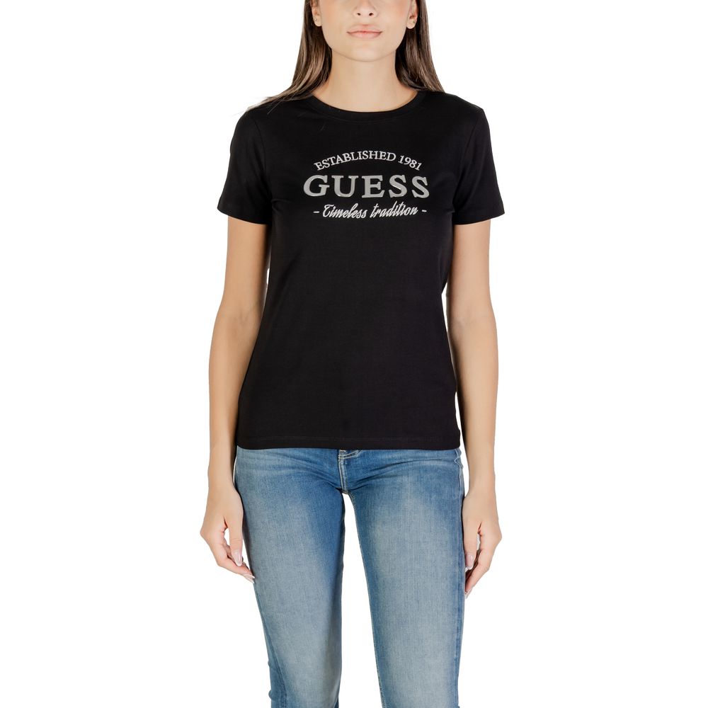 Guess Active Black Cotton T-Shirt