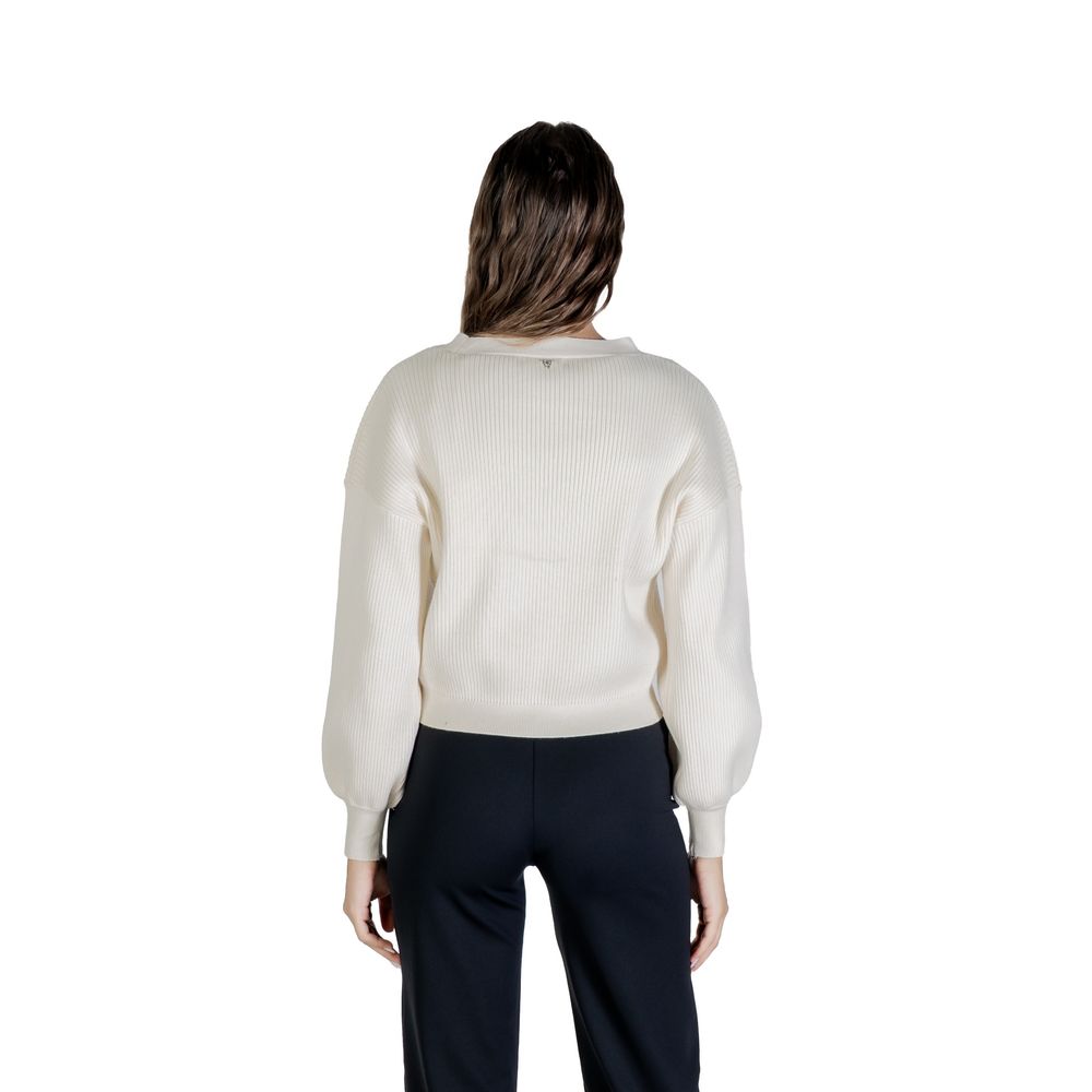 Guess Cream Viscose Cardigan