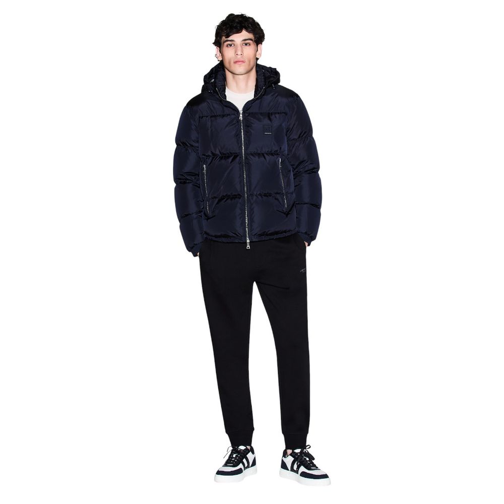 Armani Exchange Black Cotton Joggers (Workout Pants)