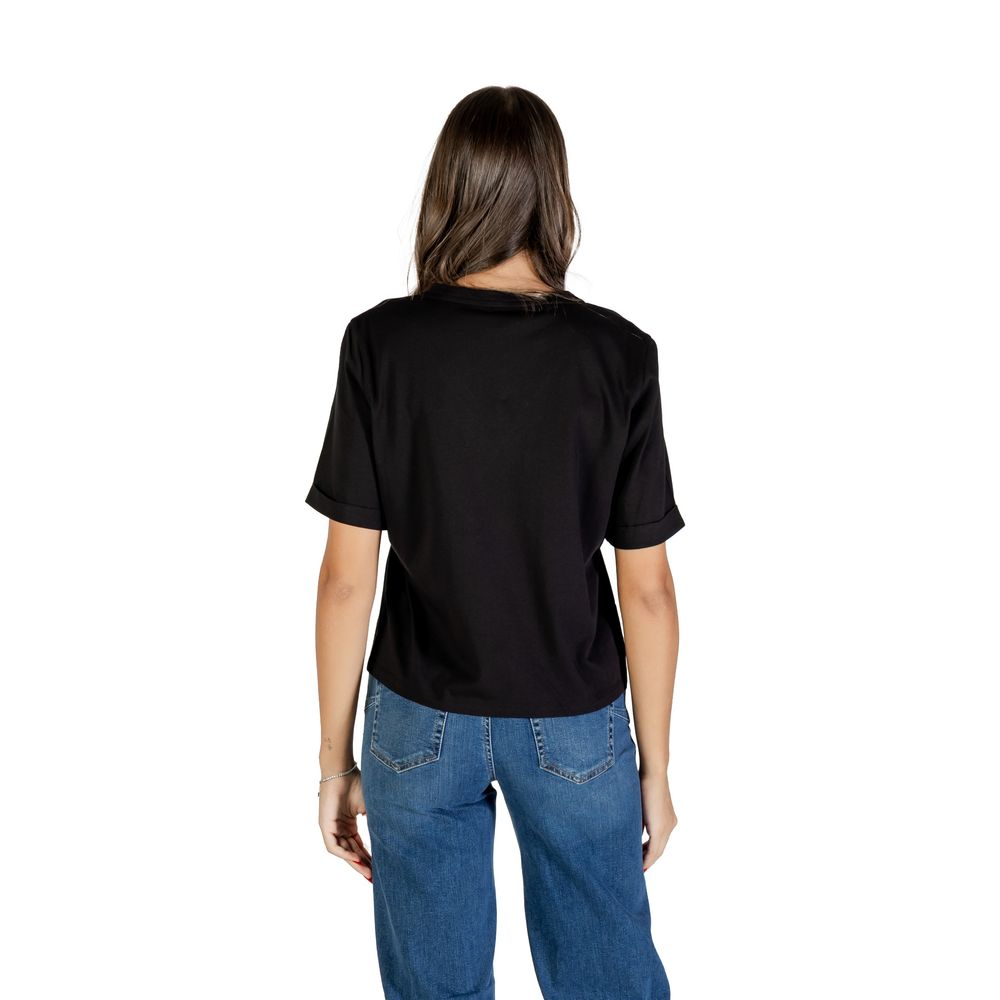 Liu Jo Black Cotton T-Shirt