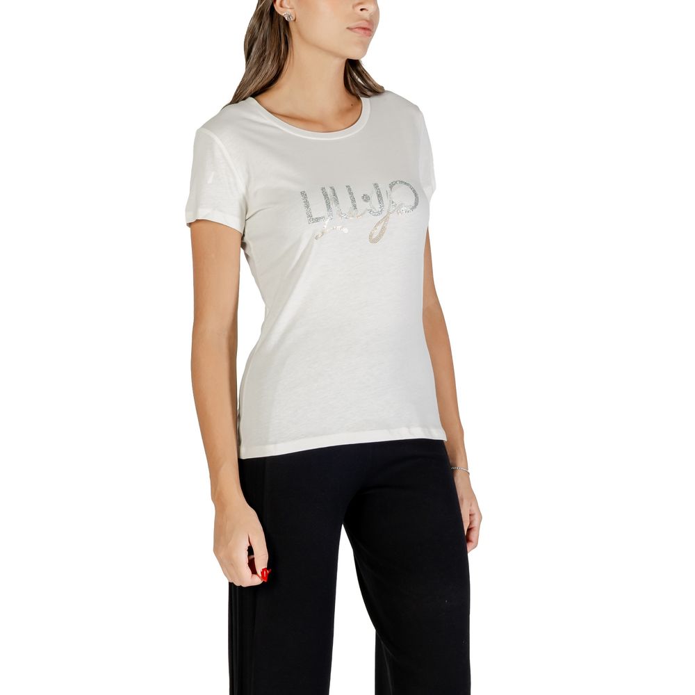 Liu Jo White Cotton T-Shirt