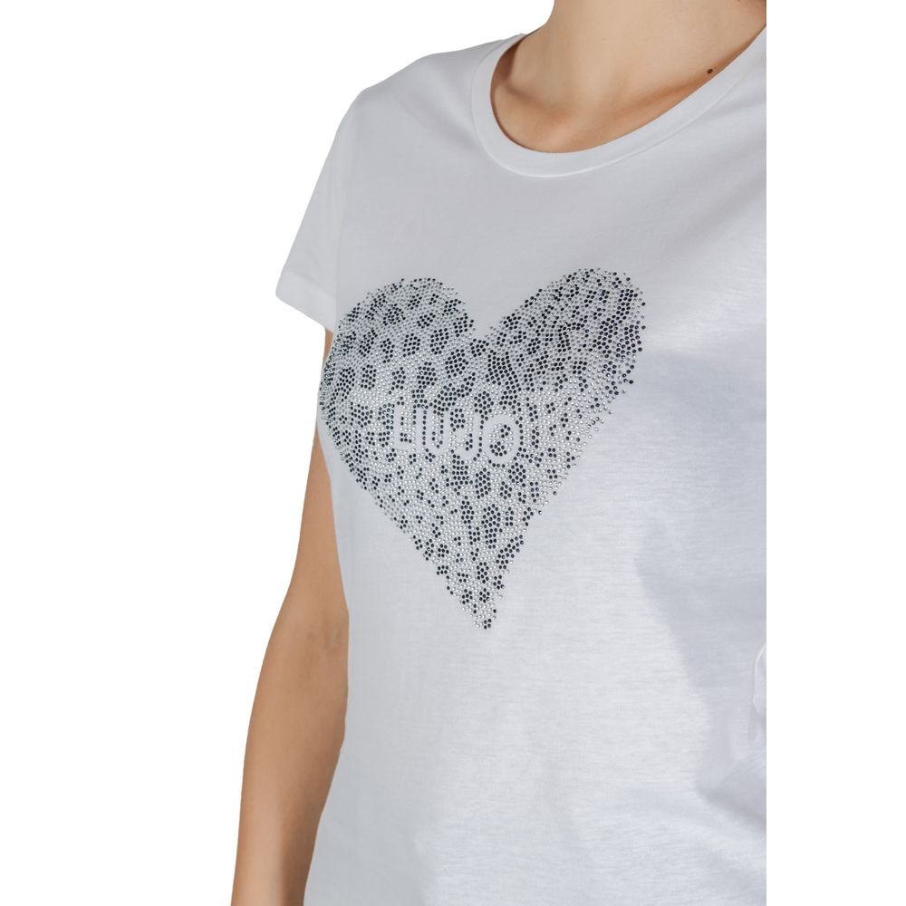 Liu Jo White Cotton T-Shirt