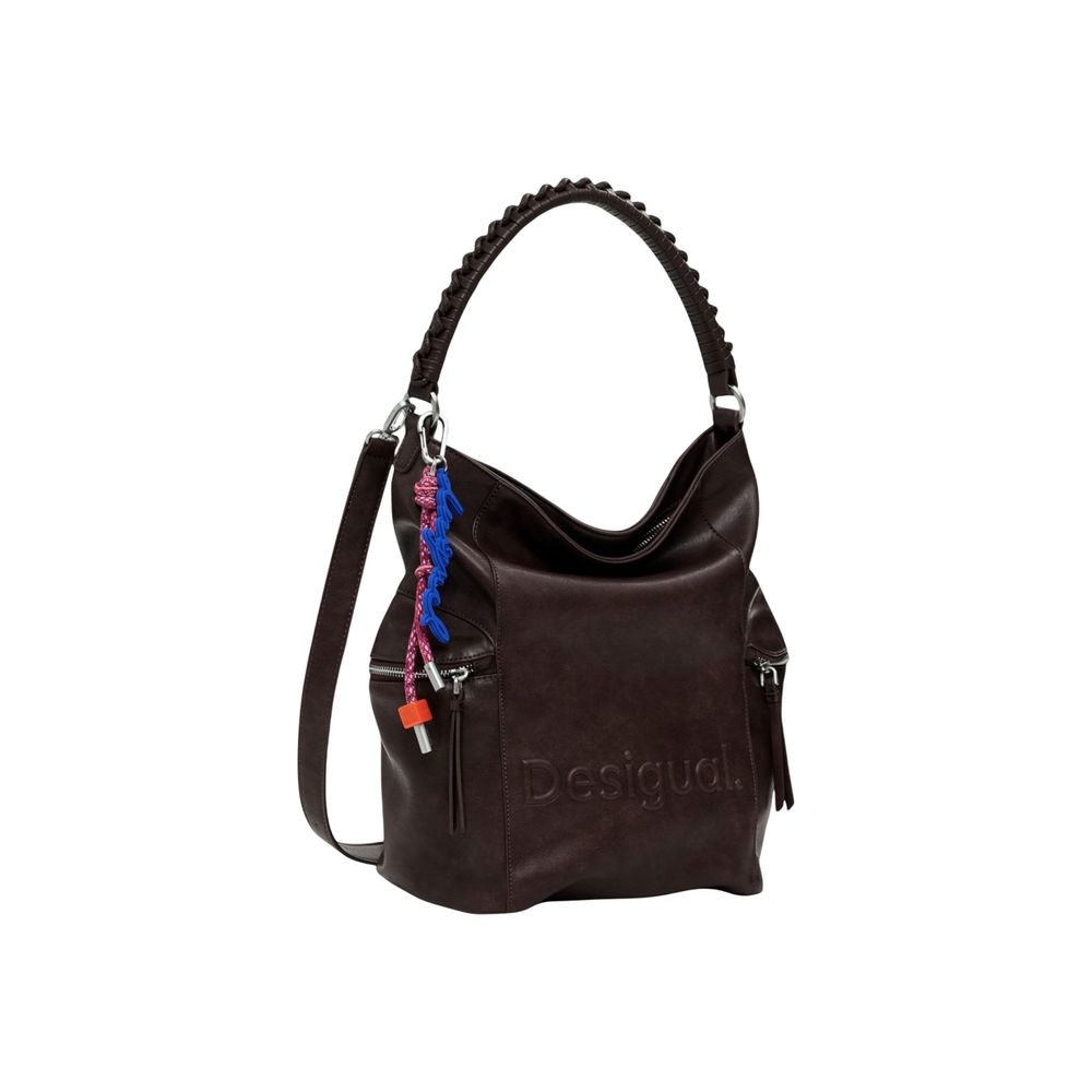 Desigual Brown Polyethylene Backpack