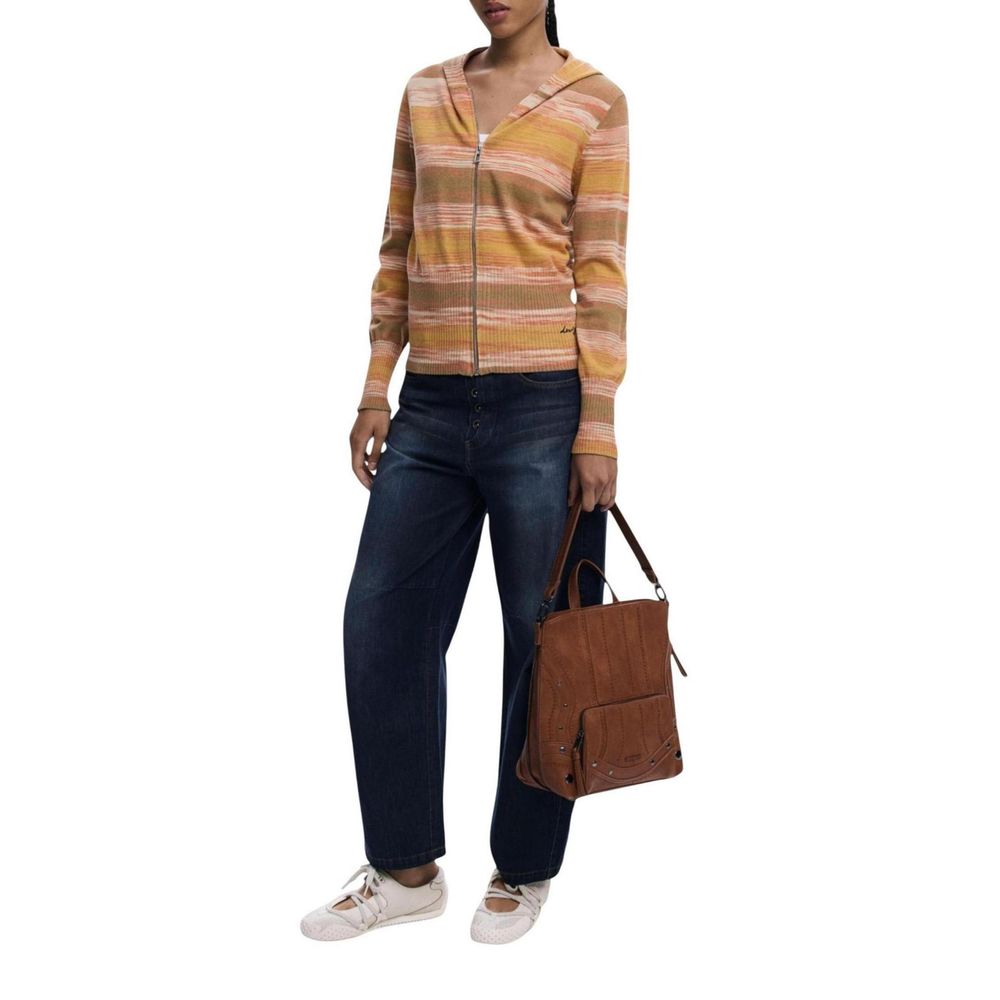 Desigual Brown Polyethylene Backpack