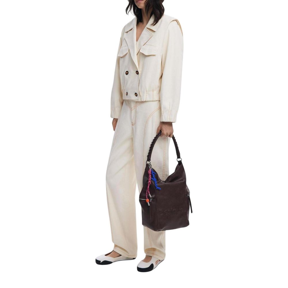 Desigual Brown Polyethylene Backpack