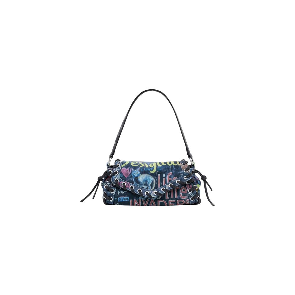 Desigual Black Cotton Handbag