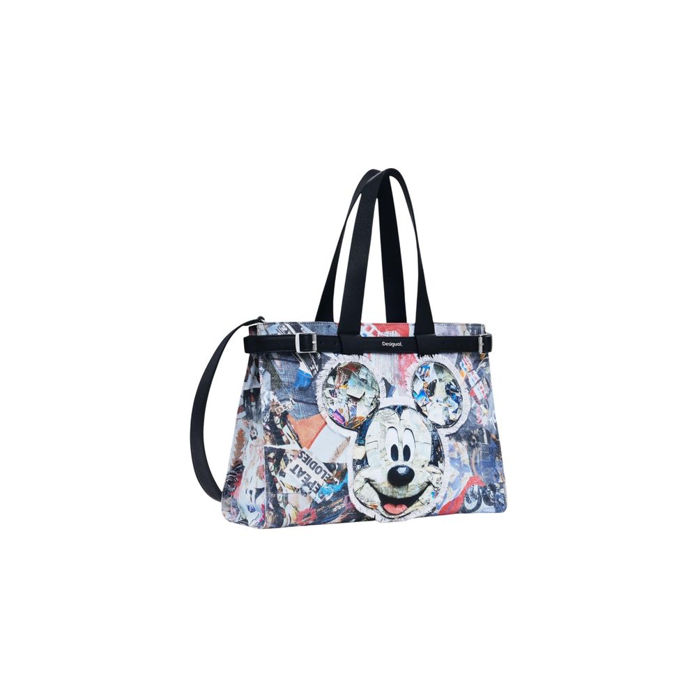 Desigual Black Cotton Handbag