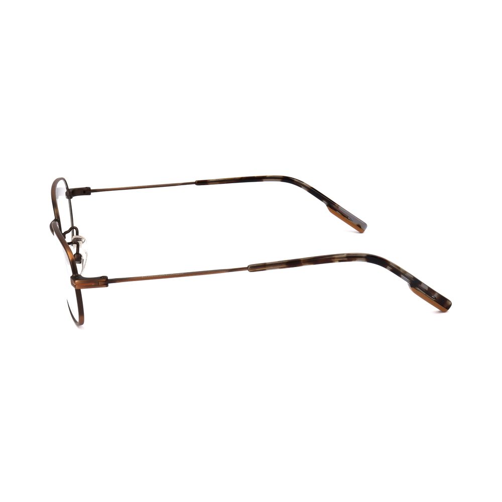Ermenegildo Zegna Braune Metallbrille (Gestelle)