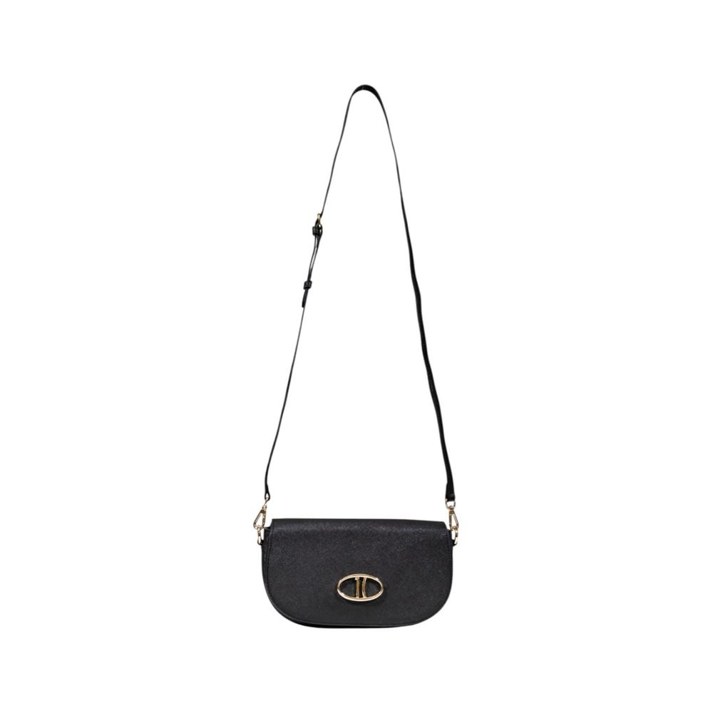 Alviero Martini Prima Classe Schwarze PVC-Handtasche
