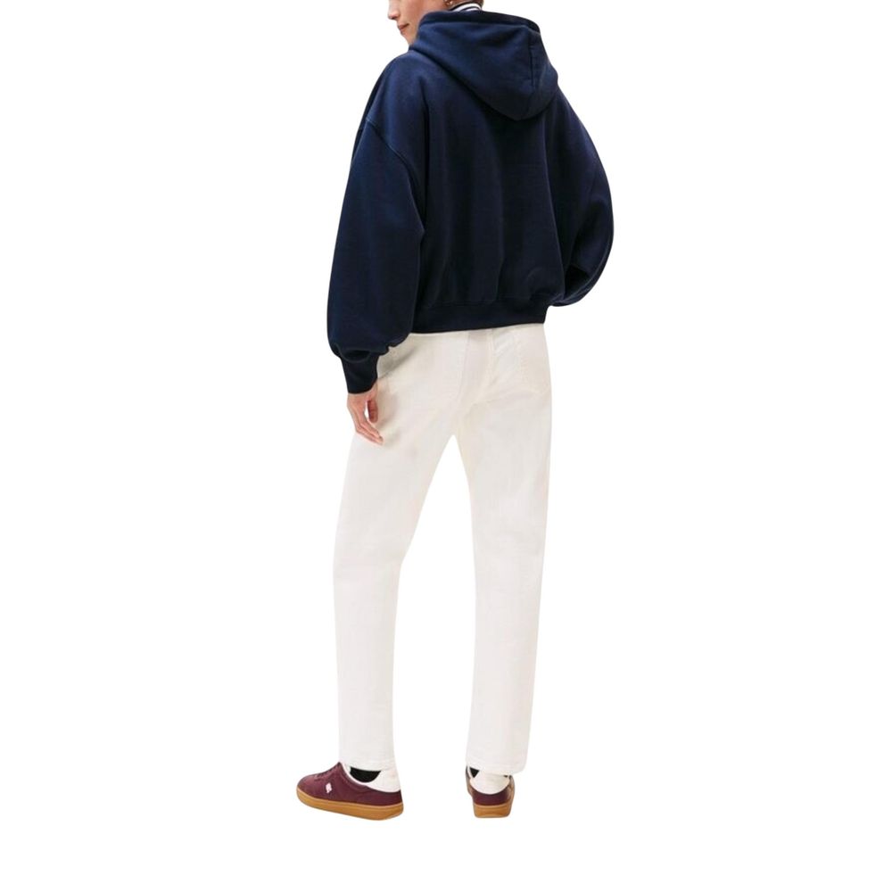 Tommy Hilfiger Blue Recycled Cotton Hoodie