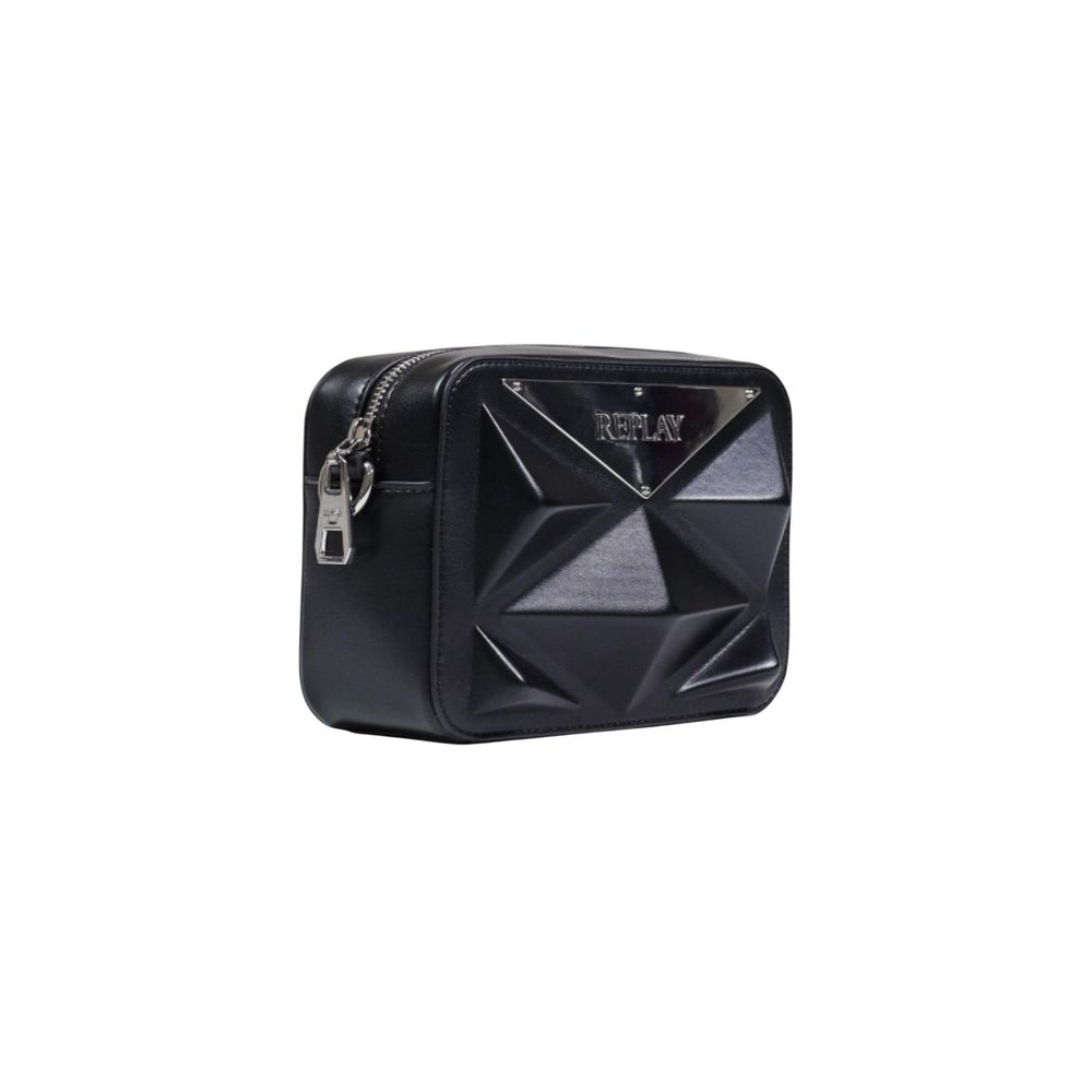 Replay Black Polyester Handbag
