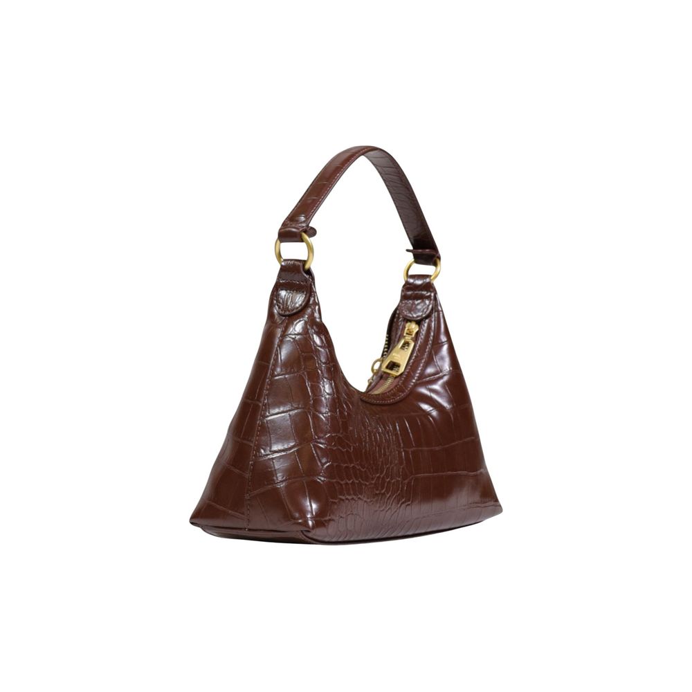 Replay Brown Polyester Handbag