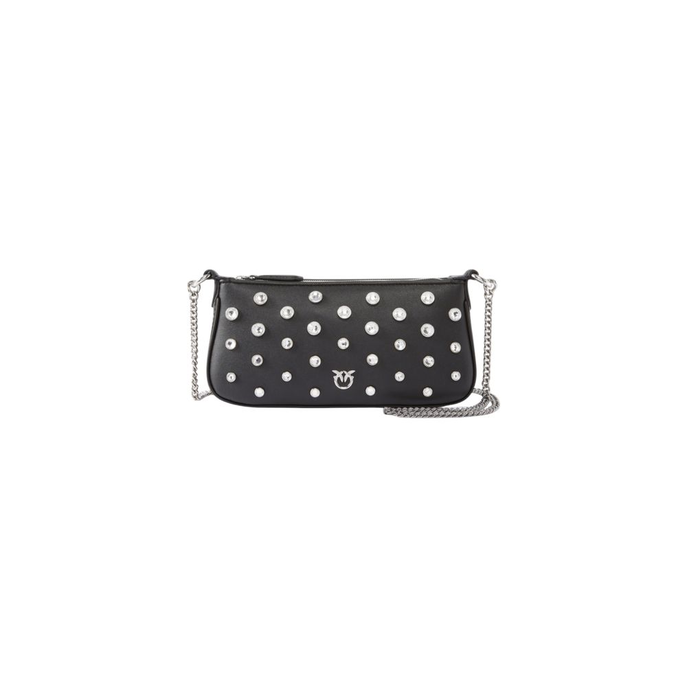 PINKO Black Leather Handbag
