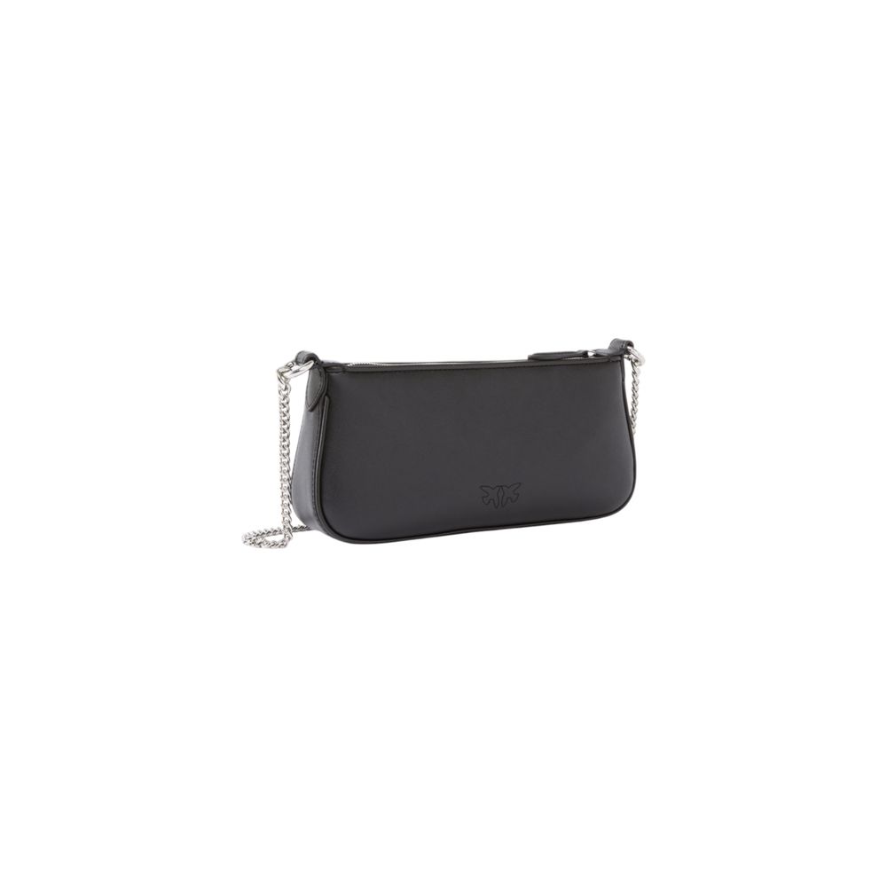 PINKO Black Leather Handbag