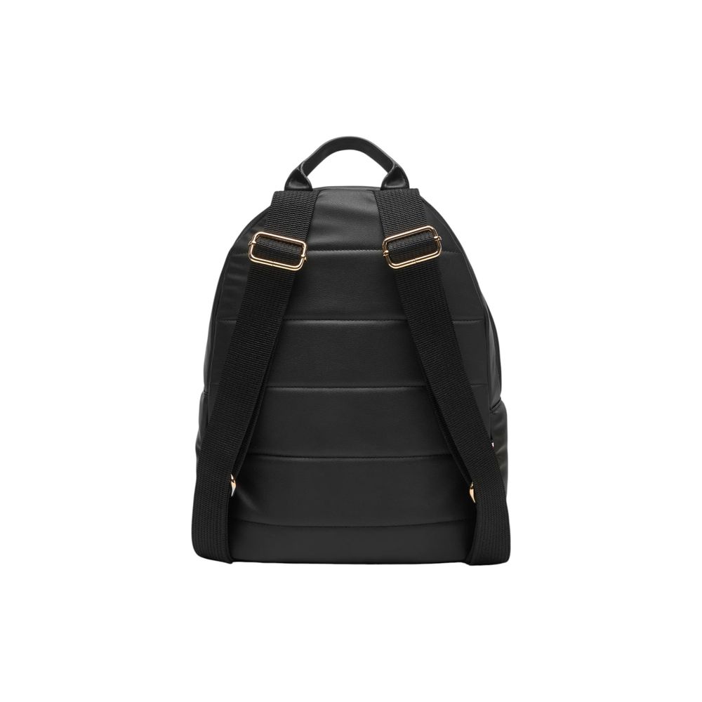 Tommy Hilfiger Black Artificial Leather Backpack