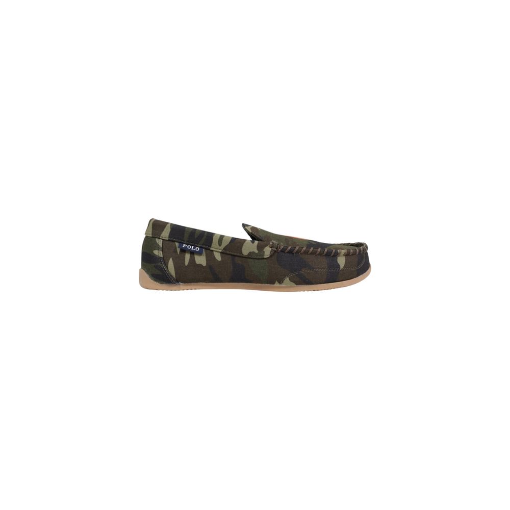 Ralph Lauren Green Textile Slippers