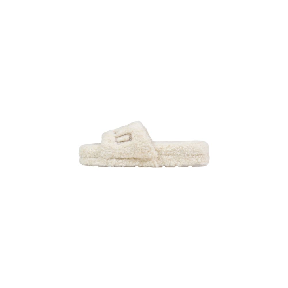 Ralph Lauren Textil-Slipper Cremefarben