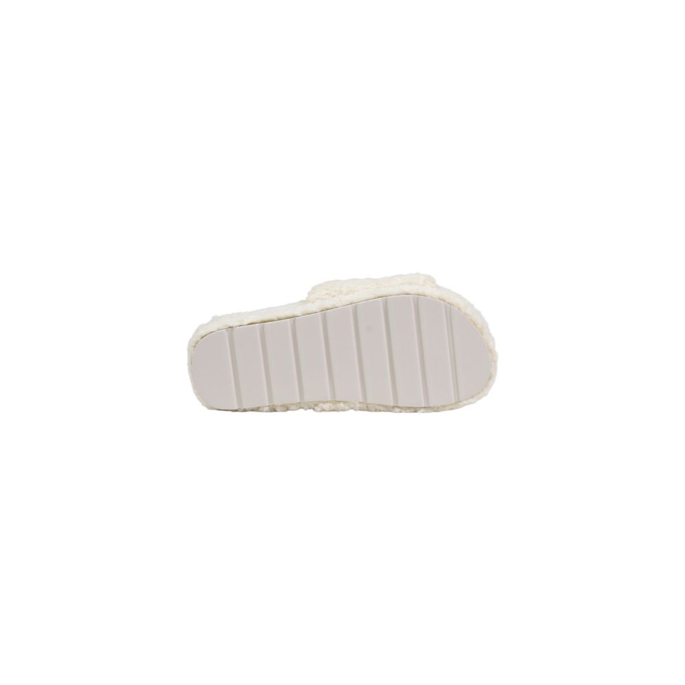 Ralph Lauren Textil-Slipper Cremefarben
