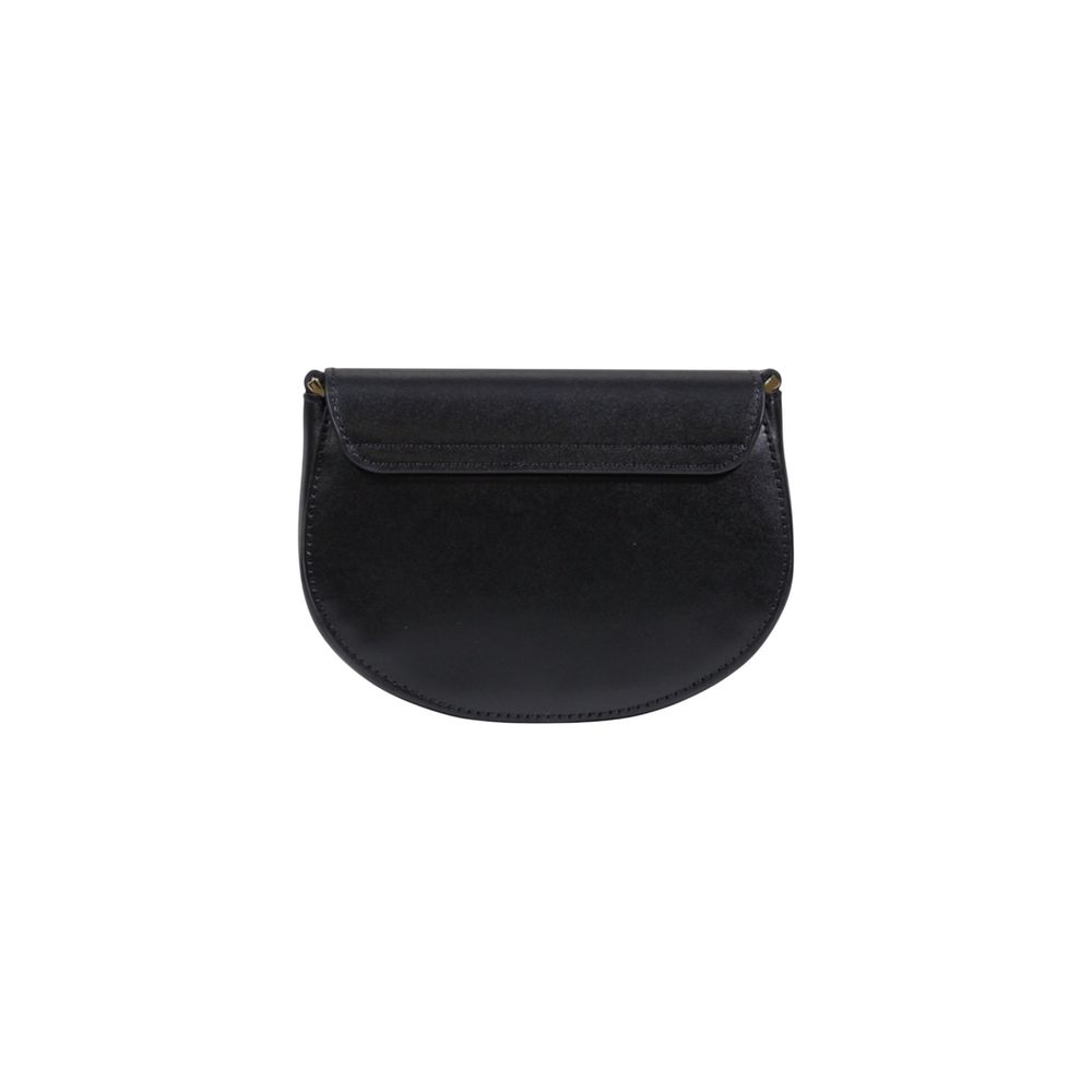 Alviero Martini Prima Classe Handtasche aus schwarzem Leder