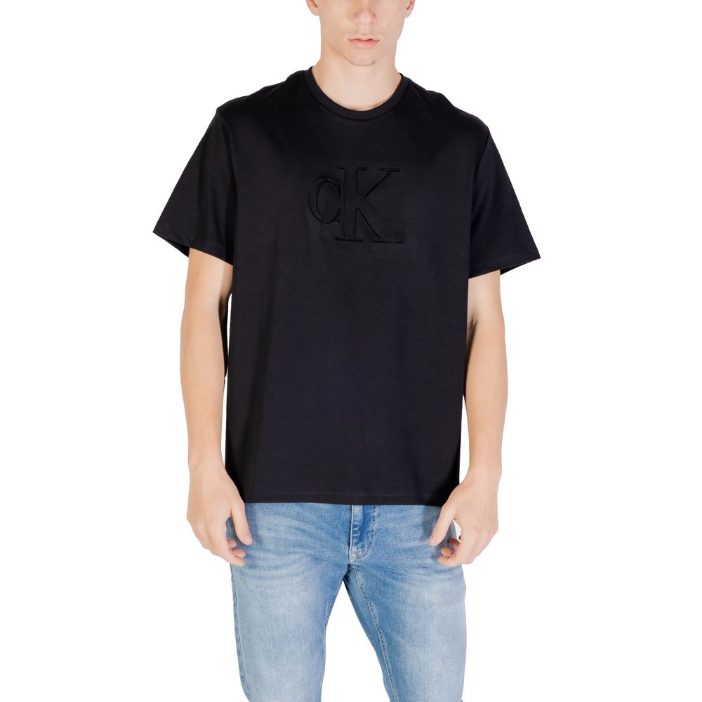 Calvin Klein Jeans Black Cotton T-Shirt